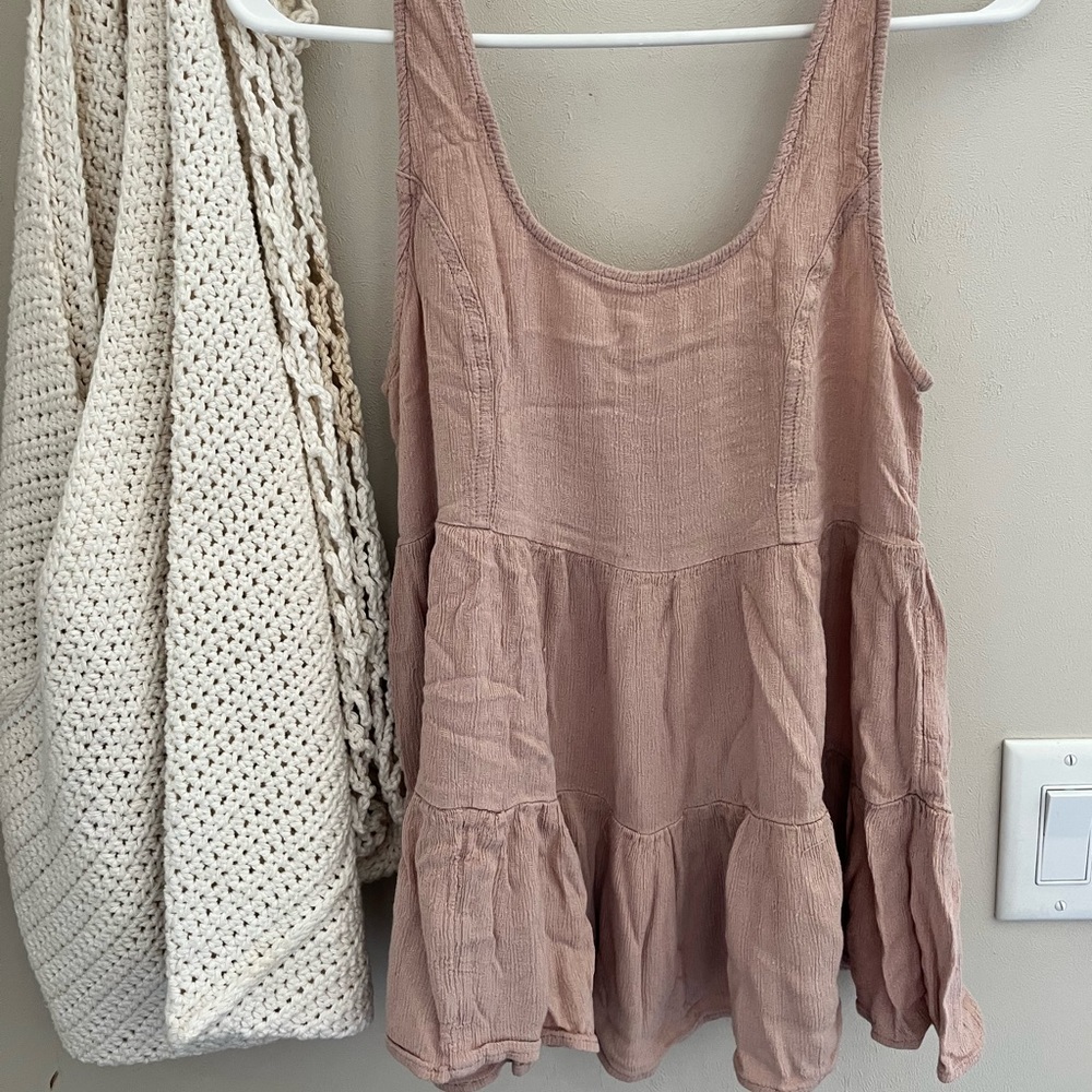 AE Tiered Flowy Tank Top